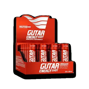 NUTREND Gutar Energy Shot Енергиен Шот - 20 шота x 60 мл, 20 дози