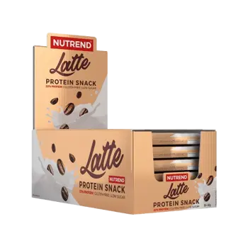NUTREND Latte Protein Snack Протеинов Бар - 30 бара x 40 грама, 30 дози