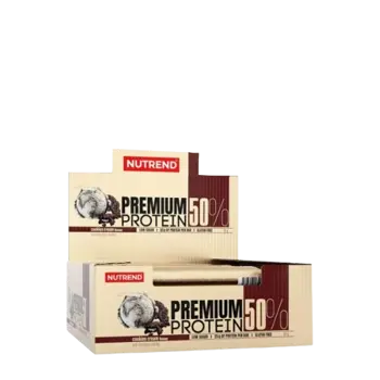 NUTREND Premium Protein 50 Bar Протеинови Барoве - 16 бара x 50 грама, 16 дози