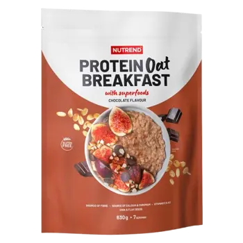 NUTREND Protein Oat Breakfast Протеинова Закуска с Витамини и Суперхрани - 630 грама, 7 дози