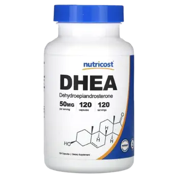 Nutricost DHEA, 50 мг. 120 капсули - Дехидроепиандростерон