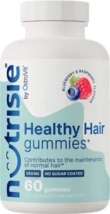 OstroVit Nutrisie Healthy Hair Gummies Специализирана Формула в Подкрепа на Косата - 60 желирани бонбони, 60 дози
