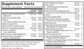 NOW Foods Ocu Support Clinical Strength Специализирана Формула в Подкрепа на Здравето на Очите - 90 веге капсули, 30 дози