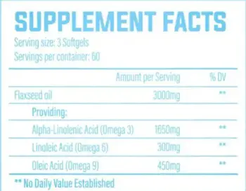OH-Mega V | Flax Seed Oil 1000 mg
