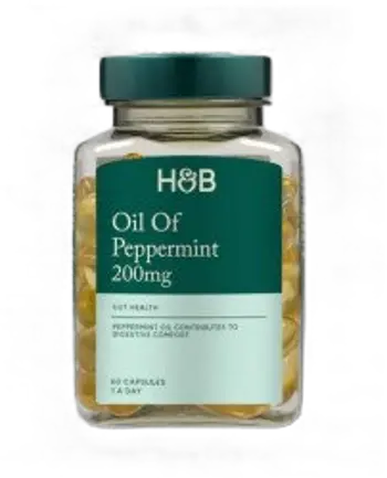 Holland & Barrett Oil of Peppermint 200 mg Масло от мента за храносмилателен комфорт