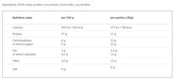 OLIMP 100% Natural Whey Protein Concentrate 100% Чист Суроватъчен Протеин Концентрат - 700 грама, 20 дози