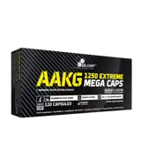 OLIMP AAKG Mega Caps 1250 мг Аргинин Алфа-Кетоглутарат - 120 капсула, 60 дози