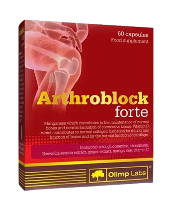 OLIMP Arthroblock Forte Ставен Комплекс - 60 капсули, 60 дози