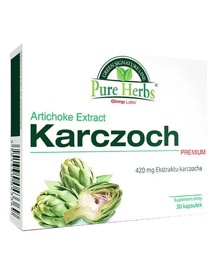 OLIMP Artichoke Premium 420 мг Eкстракт от Листа на Артишок - 30 капсули, 30 дози