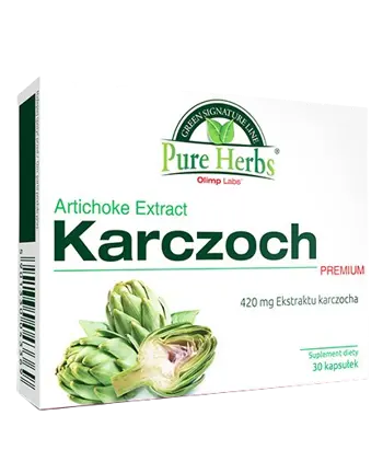 OLIMP Artichoke Premium 420 мг Eкстракт от Листа на Артишок - 30 капсули, 30 дози