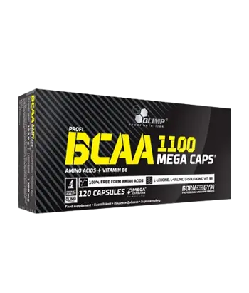 OLIMP BCAA Mega Caps 1100 мг L-Изолевцин, L-Валин и L-Левцин