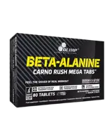 OLIMP Beta-Alanine Carno Rush Mega Tabs 2000 мг Бета-Аланин - 80 таблетки, 40 дози