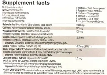 OLIMP Blackweiler Shred Shots Box GLASS Предтренировъчен Азотен Бустър - 9 шота x 60 мл, 27 дози