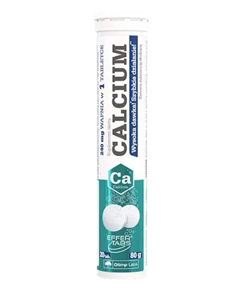 OLIMP Calcium 240 мг Kалций - 20 ефервесцентни таблетки, 20 дози
