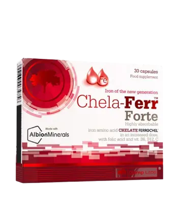 OLIMP Chela-Ferr Forte Желязо (като Ferrochel®) - 30 капсули, 30 дози