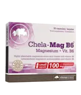 OLIMP Chela-Mag B6 100 мг Mагнезиев Бисглицинат - 30 капсули, 30 дози