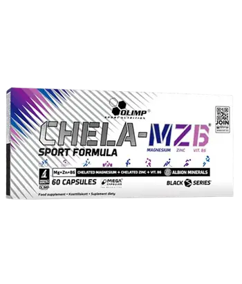 OLIMP Chela-MZB Sport Formula Цинк, Магнезий и Витамин Б6 - 60 капсули, 30 дози