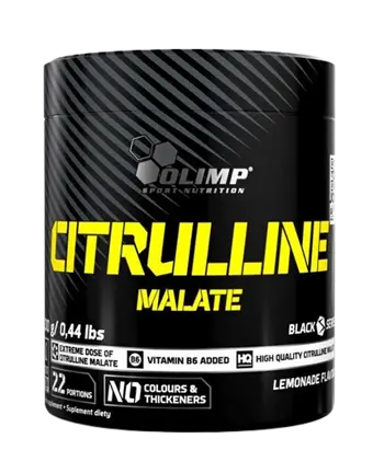 OLIMP Citrulline Malate 8100 мг Цитрулин Малат - 200 грама, 22 дози