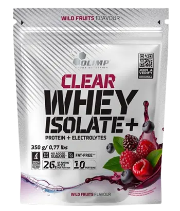OLIMP Clear Whey Isolate Суроватъчен Протеин Изолат с Електролити - 350 грама, 10 дози