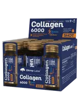 OLIMP Collagen 6000 мг Active & Brilliance Shot Течен Хидролизиран Телешки Колаген - 9 шота x 25 мл, 9 дози