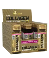 OLIMP Collagen Shot Box - GLASS 10000 мг Хидролизиран Телешки Колаген Шот - 9 шота x 25 мл, 9 дози