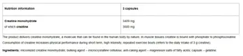 OLIMP Creatine 1000 Mega Caps Kреатин Mонохидрат - 180 капсули, 60 дози