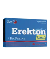 OLIMP Erekton Fast Формула в Подкрепа на Либидото - 8 таблетки, 2 дози