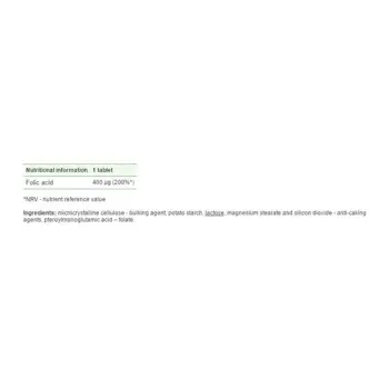 OLIMP Folic Acid 400 ug Фолиева Киселина - 30 таблетки, 30 дози
