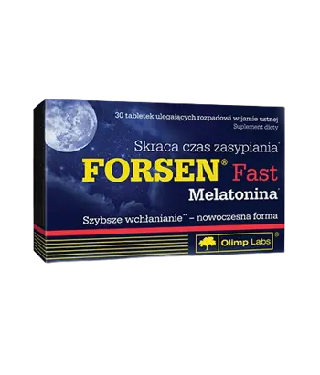 OLIMP Forsen Fast Melatonin 1 мг Мелатонин - 30 таблетки, 30 дози