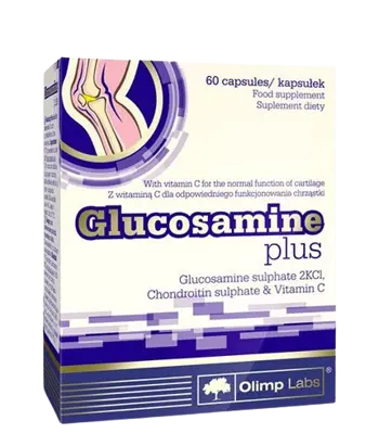 OLIMP Glucosamine Plus Глюкозамин Сулфат и Хондроитин Сулфат - 60 капсули, 20 дози