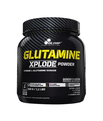 OLIMP Glutamine Xplode 5500 мг L-Глутамин на Прах - 500 грама, 25 дози