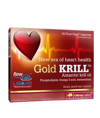 OLIMP Gold Krill Крилово Масло Омега-3 Мастни Киселини - 30 капсули, 15 дози