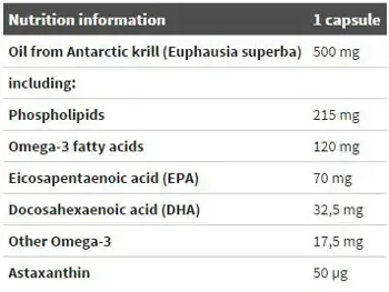 OLIMP Gold Krill Крилово Масло Омега-3 Мастни Киселини - 30 капсули, 15 дози
