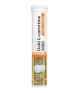 OLIMP Gold L-Carnitine 1000 мг + Chromium - 20 ефервесцентни таблетки, 20 дози