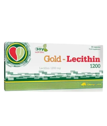 OLIMP Gold Lecithin 1200 мг Висококачествен Лецитин - 60 капсули, 60 дози