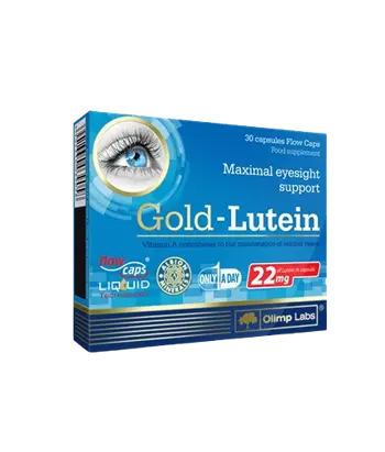 OLIMP Gold Lutein 22 мг Висококачествен Лутеин - 30 капсули, 30 дози
