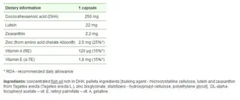 OLIMP Gold Lutein 22 мг Висококачествен Лутеин - 30 капсули, 30 дози