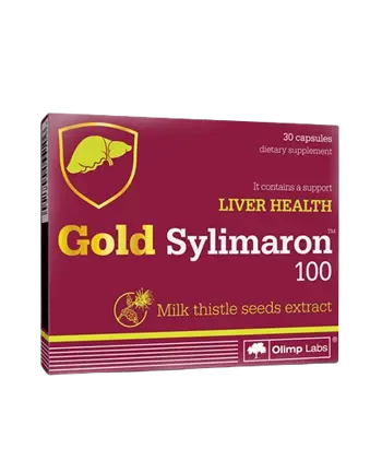 OLIMP Gold Sylimaron 100 мг Milk Thistle Екстракт от Магарешки Бодил Силимарин - 30 капсули, 30 дози