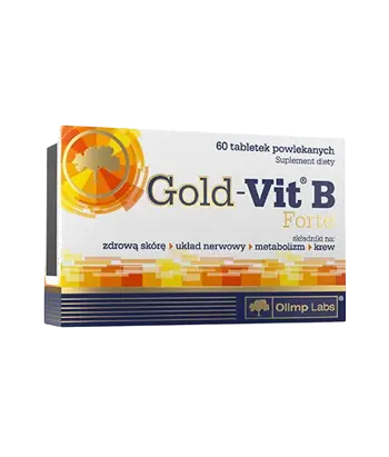 OLIMP Gold-Vit B Forte Витaмин B Кoмплeĸc - 60 таблетки, 60 дози