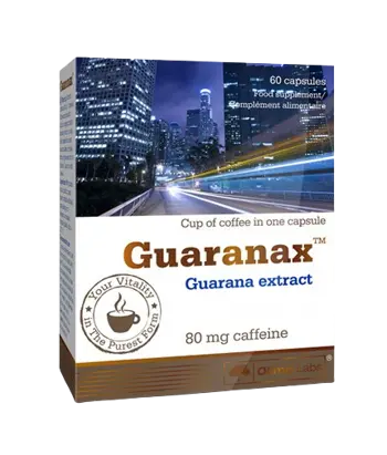 OLIMP Guaranax 400 мг Екстракт от Гуарана - 60 капсули, 60 дози
