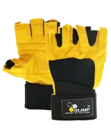 OLIMP Hardcore RAPTOR gloves yellow Kожени Ръкавици за Фитнес
