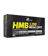 OLIMP HMB Mega Caps 1250 мг Хидрокси-Метилбутират - 120 капсули, 30 дози