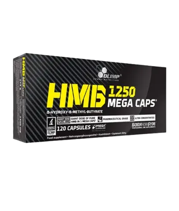 OLIMP HMB Mega Caps 1250 мг Хидрокси-Метилбутират - 120 капсули, 30 дози