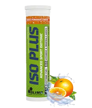 OLIMP Iso Plus Orange Изотонична Напитка - 10 ефервесцентни таблетки, 10 дози