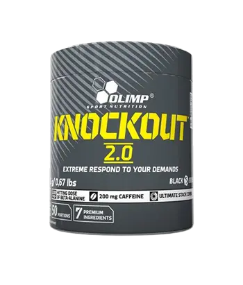 OLIMP Knockout 2.0 Предтренировъчен Азотен Бустър - 305 грама, 50 дози
