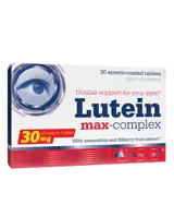 OLIMP Lutein Max-Complex Лутеин, Зеаксантин и Екстракт от Черна Боровинка - 30 таблетки, 30 дози