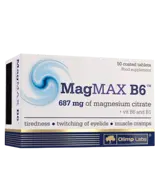 OLIMP MagMax B6 687 мг Магнезий и Витамин В6 - 50 таблетки, 50 дози