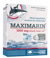 OLIMP Maximarin 1000 мг Масло от Черен Дроб на Акула - 60 капсули, 30 дози