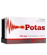 OLIMP Potas 416 мг Калиев Цитрат - 60 таблетки, 60 дози