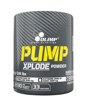 OLIMP Pump Xplode Powder Предтренировъчен Азотен Бустър без Стимуланти - 300 грама, 33 дози